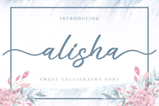 Alisha Font: A Handwritten Script for Handmade Product Makers
