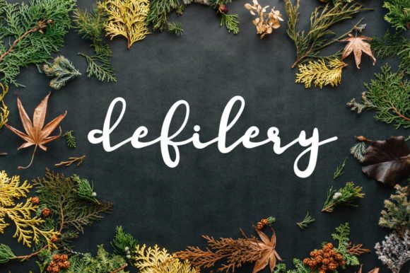 Defilery: A Handwritten Font Built for Digital Brand Presence