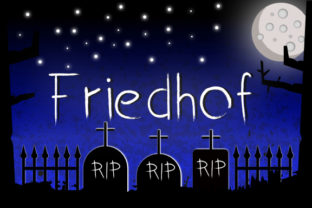 Friedhof Font Brings Editorial Edge to Spooky Design Projects