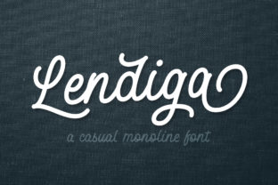 Lendiga: Testing This Script Font for Real Client Work