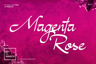 Magenta Rose: A Handwritten Font for Crafters and Creators