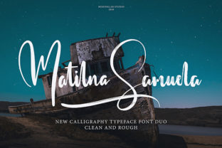 Matilna Samuela Font: Handwritten Charm for Branding