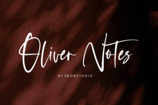 Oliver Notes: A Handmade Maker's Go-To Script Font