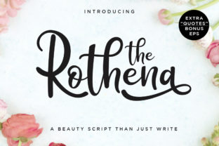 Rothena Brings Handwritten Charm to Modern Brand Design