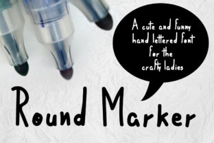 Round Marker: A Display Typeface That Brings Personality to Digital Design