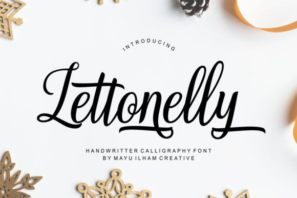 Testing Lettonelly: A Handwritten Display Font for Web Design Projects