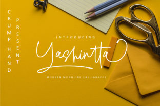 Yashintta Duo: A Handwritten Font for Handmade Product Design